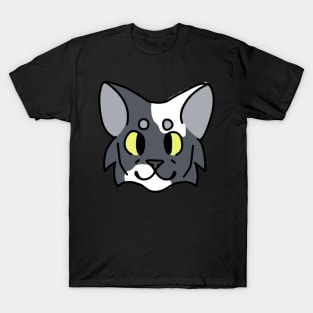 Gray Spotted Cat T-Shirt